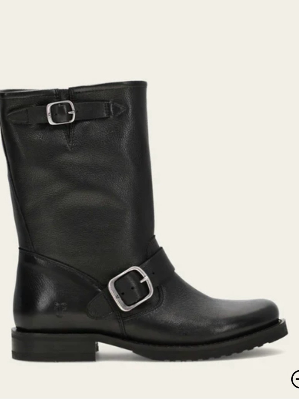 Frye Harness Moto Boots – Black Leather – Size 7.5 B